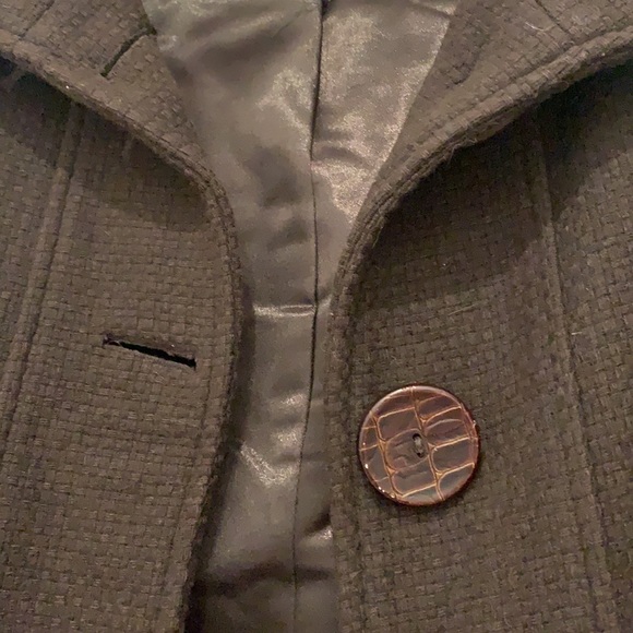 Sicily brown winter leather & wool jacket - Picture 2 of 5